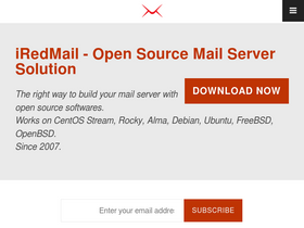 'iredmail.org' screenshot
