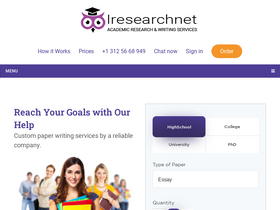 'iresearchnet.com' screenshot