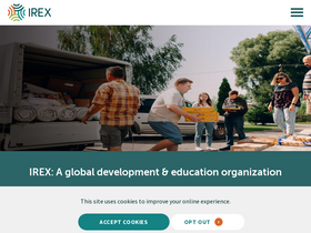 'irex.org' screenshot