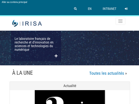 'irisa.fr' screenshot