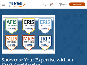 'irmi.com' screenshot