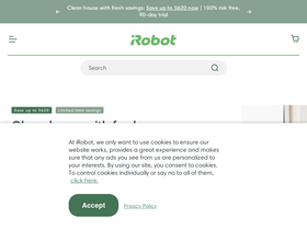 'irobot.com' screenshot