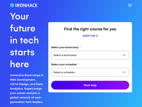 'ironhack.com' screenshot