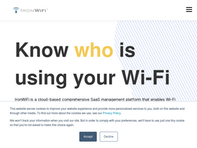 'ironwifi.com' screenshot