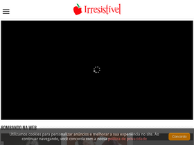 'irresistivel.com.br' screenshot