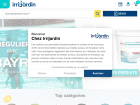'irrijardin.fr' screenshot