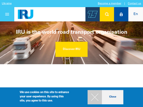 'iru.org' screenshot