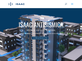 'isaacantisismica.com' screenshot