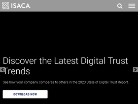 'isaca.org' screenshot