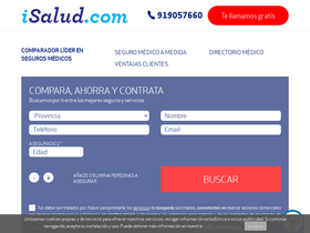 'isalud.com' screenshot