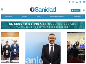 'isanidad.com' screenshot