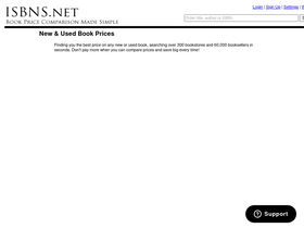 'isbns.net' screenshot