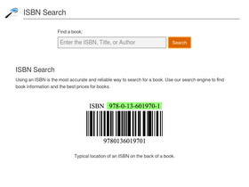 'isbnsearch.org' screenshot