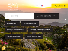 'isere-tourisme.com' screenshot