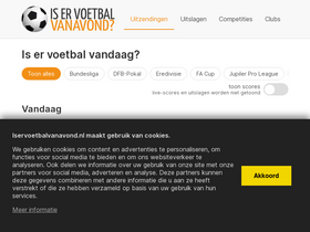 'iservoetbalvanavond.nl' screenshot