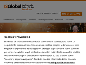 'isglobal.org' screenshot