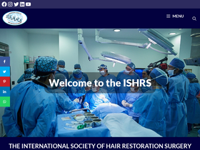 'ishrs.org' screenshot