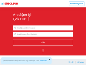 'isinolsun.com' screenshot