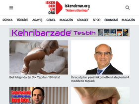 'iskenderun.org' screenshot