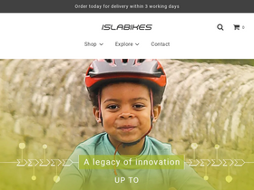 'islabikes.co.uk' screenshot