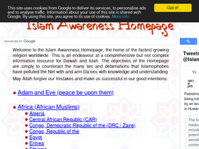 'islamawareness.net' screenshot