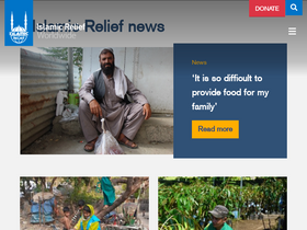 'islamic-relief.org' screenshot