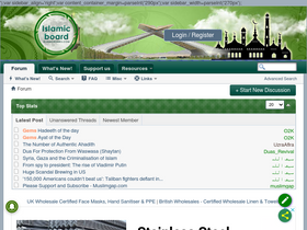 'islamicboard.com' screenshot