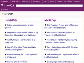 'islamqa.org' screenshot