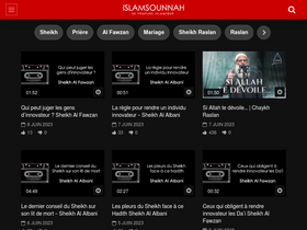 'islamsounnah.com' screenshot