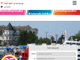 'islandlinkbus.com' screenshot