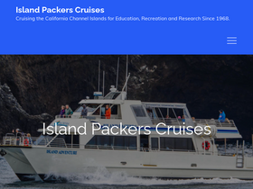 'islandpackers.com' screenshot