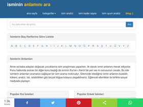 'ismininanlaminiara.com' screenshot