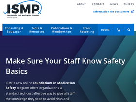 'ismp.org' screenshot
