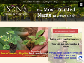 'isons.com' screenshot