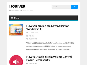 'isoriver.com' screenshot
