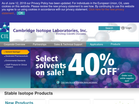 'isotope.com' screenshot