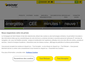 'isover.fr' screenshot