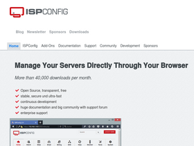 'ispconfig.org' screenshot