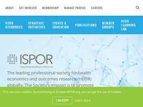 'ispor.org' screenshot