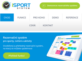 'isportsystem.cz' screenshot