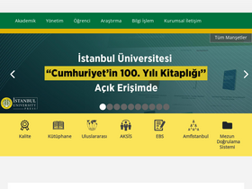 'istanbul.edu.tr' screenshot