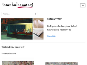 'istanbulsanatevi.com' screenshot