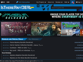 'isthereanydeal.com' screenshot