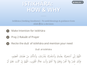 'istikhara.com' screenshot