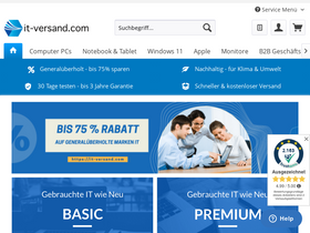 'it-versand.com' screenshot
