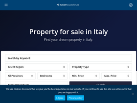 'italianhousesforsale.com' screenshot