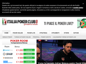 'italiapokerclub.com' screenshot