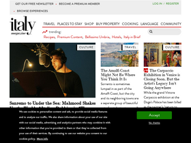 'italymagazine.com' screenshot