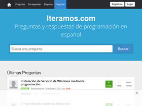 'iteramos.com' screenshot