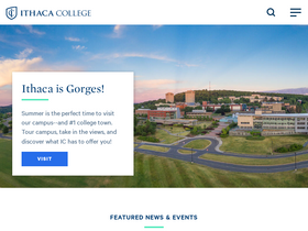 'ithaca.edu' screenshot